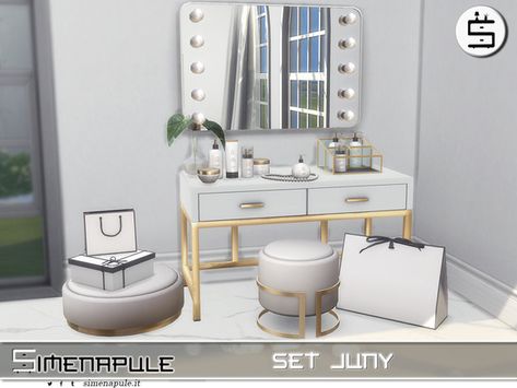 Pouf Coffee Table, Sims 4 Beds, Acrylic Dining Chairs, Resource Furniture, Black And White Wedding Theme, Mod Furniture, Sims 4 Bedroom, Sims 4 House Plans, Sims 4 Toddler