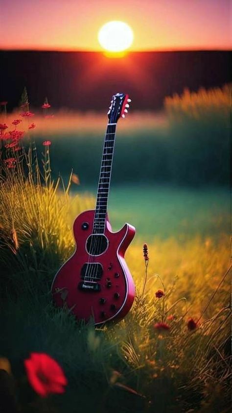 Guitar Images Wallpaper, Wallpaper Iphone Guitar, Guitar Wallpaper Iphone, Best Couple Wallpaper, Guitar Sunset, Rainbow Bagels, Unicorn Frappuccino, Guitar Wallpaper, Guitar Images