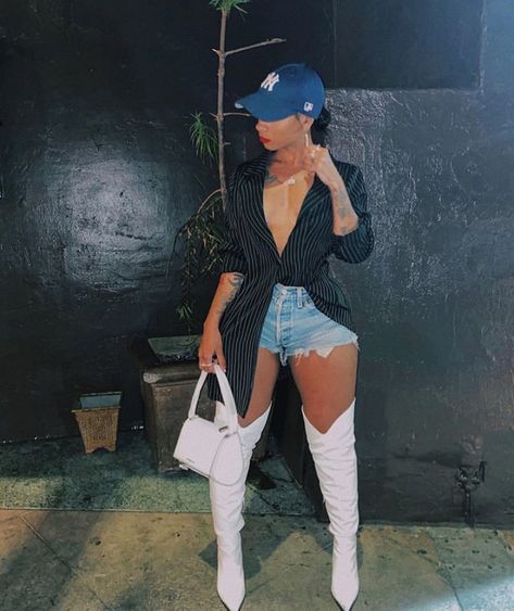 PEERLESS on Instagram: “dressed to kill” Homecoming Outfits, Bodycon Jumpsuit, Looks Black, Cute Swag Outfits, White Boots, Streetwear Fashion Women, Baddie Outfits Casual, Dope Outfits, Looks Style