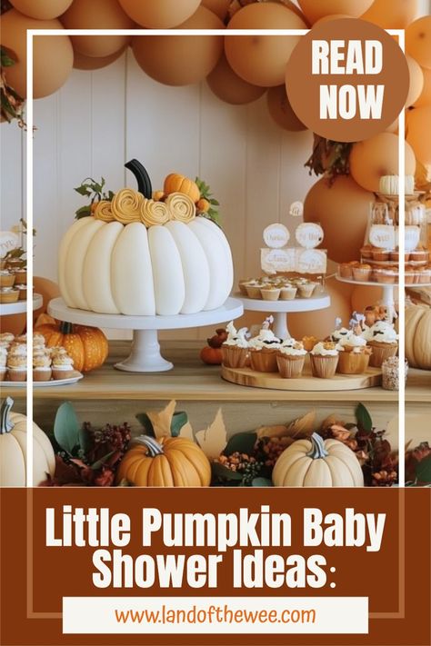 Step into a magical autumn-themed world with our Little Pumpkin Baby Shower ideas that will captivate your guests and make it an unforgettable celebration! From charming decorations to delightful treats, we have everything you need to create a heartwarming, pumpkin-filled atmosphere. Read Now! Lil Punkin Baby Shower Ideas, Little Pumpkin Shower Ideas, Pumpkin Shower Ideas, Pumpkin On The Way Baby Shower Decor, My Little Pumpkin Baby Shower Ideas, Pumpkin Centerpieces Baby, Little Pumpkin Baby Shower Ideas Boy, Lil Pumpkin Baby Shower Ideas, Our Little Pumpkin Baby Shower Ideas