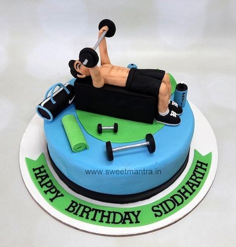 Workout Cake, Body Builder Cake, Fitness Cake, Gym Cake, Customised Cakes, Adult Birthday Cakes, 18th Birthday Cake, Cake Studio, Fondant Cake Toppers