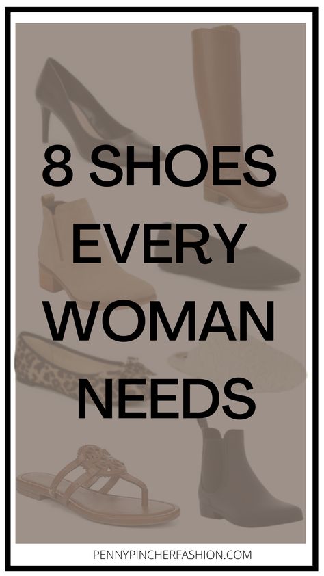 Affordable shoes every woman should own. Perfect shoe for every outfit. Shoes that go with everything. Shoe fashion. Trendy Ladies Shoes, Casual Elegant Shoes Women, Professional Footwear Women, Shoe Basics For Women, Shoes Every Woman Should Have, Shoes That Match With Everything, Women’s Dress Shoes, Basic Shoes For Women, Shoes That Go With Everything