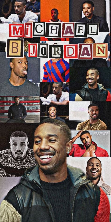 Micheal B Jordan Collage, Famous Wallpaper Iphone, Michael B Jordan Collage, Michael B Jordan Wallpaper Iphone, Michael B Jordan Aesthetic Wallpaper, Celebrity Collage Wallpaper, Micheal B Jordan Aesthetic, Iphone Wallpaper Girly Cute, Wallpaper Girly Cute