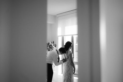 Wedding Couple Getting Ready Together, At Home Wedding Photography, Bride And Groom Getting Ready Together, Hotel Room Wedding Photos, Couple Getting Ready Together, Reception Poses, Wedding Video Inspiration, Hotel Shoot, Haunted Wedding