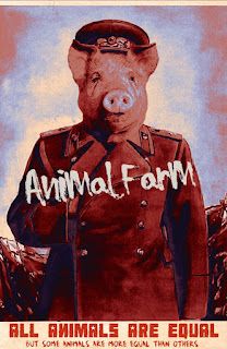 Animal Farm George Orwell Art, Animal Farm Illustration, Animal Farm Poster, Napoleon Animal Farm, Animal Farm Quotes, Animal Farm Book, Farm Poster, Animal Farm George Orwell, All Animals Are Equal