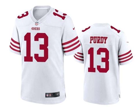 49ers Jersey, Stitch Games, Brock Purdy, Sf 49ers, Jersey Boys, Game Jersey, San Francisco 49ers, Cricut Ideas, Christmas List