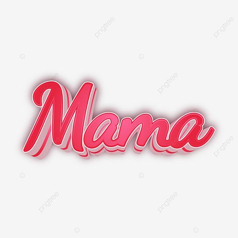 Mama Text Effect Editable Mama Png Text, Font Png, Comic Text, Love To Love, More Than Love, 3d Text Effect, Type Font, Png Text, Gold Text