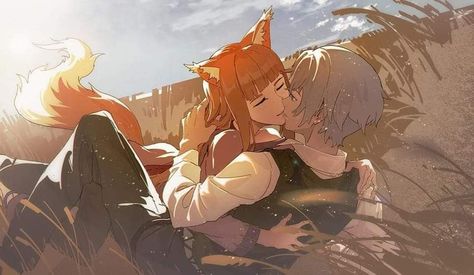 Spice And Wolf Holo, Fox Running, Dragon Age Rpg, Spice And Wolf, Wolf Wallpaper, Fox Girl, Wolf Art, Dragon Age, Light Novel