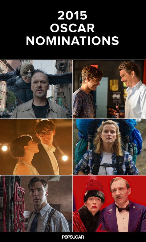 Full List of 2015 Oscar Nominations Best Of Netflix, Netflix Recommendations, Oscar Nominations, Oscar Awards, Oscars 2015, Oscar Night, Award Ideas, Oscar Award, Oscars Party