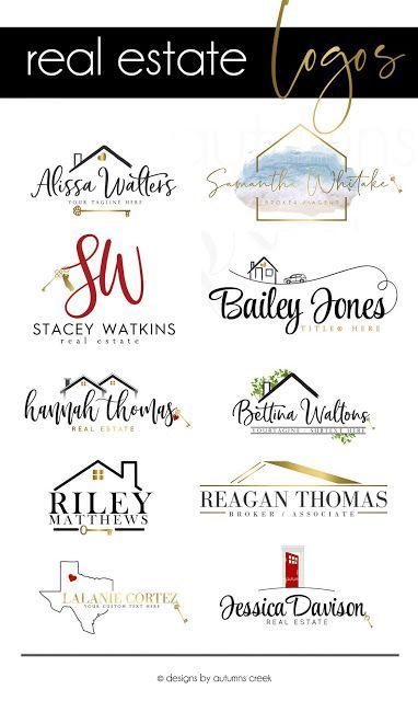 Realtor Logos, Real Estate Marketing Gifts, Realtor Ideas, Realtor Logo Design, Real Estate Agent Branding, Real Estate Business Plan, Real Estate Forms, Inmobiliaria Ideas, Real Estate Training