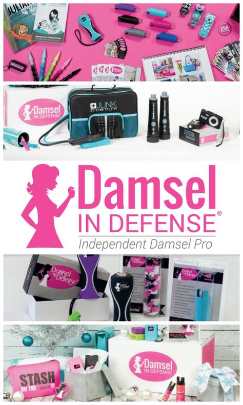 Damsel In Defense Party, Safe Home Security, Damsel In Defense, Car Caddy, Party Planning Business, Defense Keychain, Teal Fashion, Car Emergency Kit, Mouse Crafts