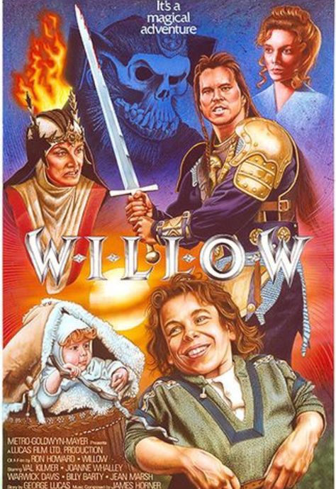 Willow still just a great all-around Magic movie Willow Movie, 80s Movie Posters, Little Dorrit, Movies Worth Watching, See Movie, 80s Movies, Movie Poster Art, Fantasy Movies, About Time Movie