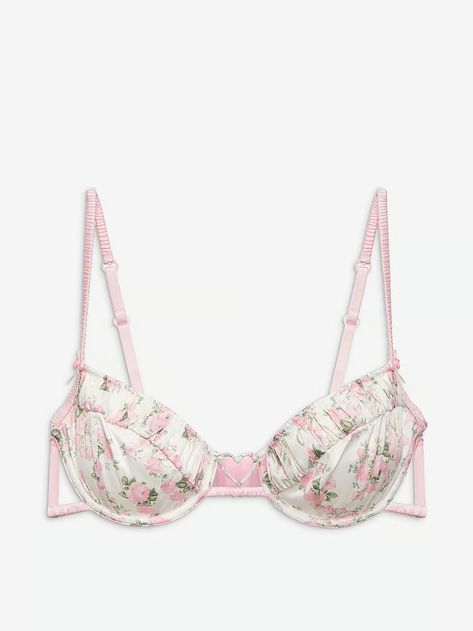 In The Mood For Love, Mood For Love, Gorgeous Lingerie, Victoria Secret Pink Bras, Floral Bra, Cute Bras, Fabric Bows, For Love & Lemons, Victoria Secret Bras