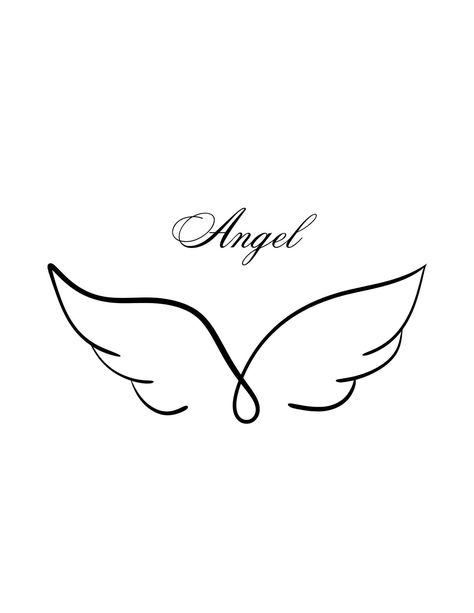 Angel Logo, Ali D'angelo, Angels Touch, Minimalist Icons, Angels Logo, Wings Logo, Bible Facts, 1 Logo, Web Graphics