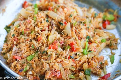 Salt Fish Recipe Jamaican, Salt Fish Recipe, Bake And Saltfish, Guyana Food, Bake Fish, Caribbean Countries, Trinidadian Recipes, Salt Fish, Guyanese Recipes