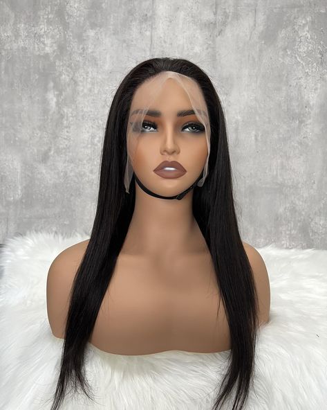 13X4 HD lace full frontal wig 100% virgin human hair Best Swiss lace with tiny knots 4x4 5x5 6x6 7x7 13x4 13x6 360 full lace wig all available #hairwig #hdlacewigswholesale #hdlacewigs #hdlacewigsupplier #lace #lacefrontalwigs #bmjhair #hdlacefrontals #wigsforsale #wigunits #wigsforblackwomen #wigs Frontal Weave, Lace Front Wigs Straight, Wigs Straight, Woman Hairstyles, Hair Secrets, Full Frontal, Women's Wigs, Wigs For Sale, Frontal Wig