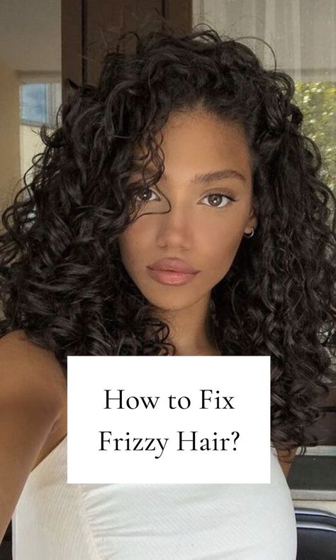 get rid of frizzy hair Aesthetics Hairstyles, Get Healthy Hair, Tips For Healthy Hair, Hair Aesthetics, Color Hair Styles, For Short Hair Hairstyles, Short Hair Hairstyles, Long Hai, For Healthy Hair