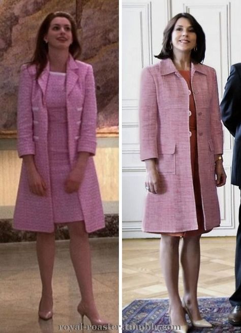 Modern Princess Outfits, Cinema Outfit, Princess Diaries 2, The Princess Diaries, Look Rose, Modern Princess, Royal Dresses, Princess Diaries, Pink Suit