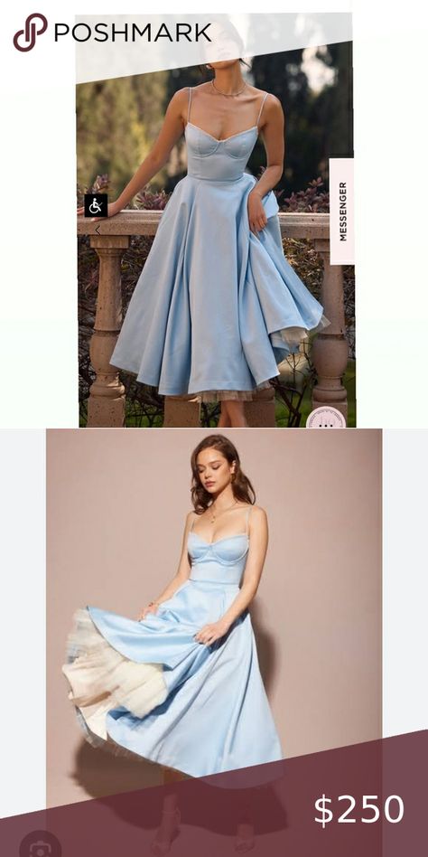 Mademoiselle house of cb cinderella blue midi tulle corset dress Tulle Corset Dress, Tulle Corset, Cinderella Blue, Nadine Merabi, Rat And Boa, House Of Cb Dresses, Finders Keepers, Dress The Population, Tiger Mist