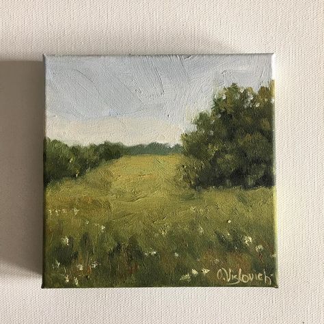 Learn Oil Painting, Neutral Landscape, Easy Landscape Paintings, Small Landscape, Original Modern Art, Oil Painting Nature, Oil Painting Inspiration, Small Canvas Paintings, Neutral Aesthetic