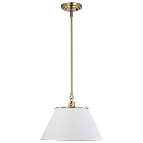 Shop Bellacor for Dover White and Vintage Brass One-Light Pendant by Nuvo Lighting and other Pendant Lighting for your home. Free shipping on most lighting, furniture and decor every day. Black And White Home Exterior, Dover White, Incandescent Lamp, Lighting Guide, Black Shade, Color Vintage, Mid Century Modern Style, Black Vintage, Light Pendant