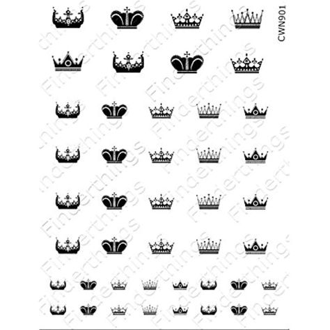 Crown Nail Designs, Nails With Crown, Queen Nail Art, Crown Nail Art, Princess Nail Art, Queen And Princess, Crown Nails, Queen Nails, Nail Art Designs Diy