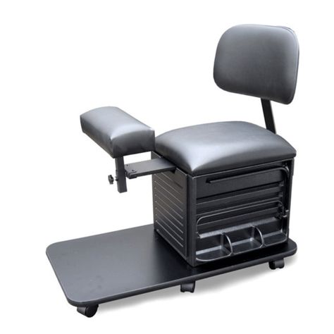 Pedicure Station Ideas, Pedicure Station, Nail Salon Furniture, Spa Pedicure Chairs, Stool With Back, Diy Pedicure, Nail Station, Spa Pedicure, Home Nail Salon