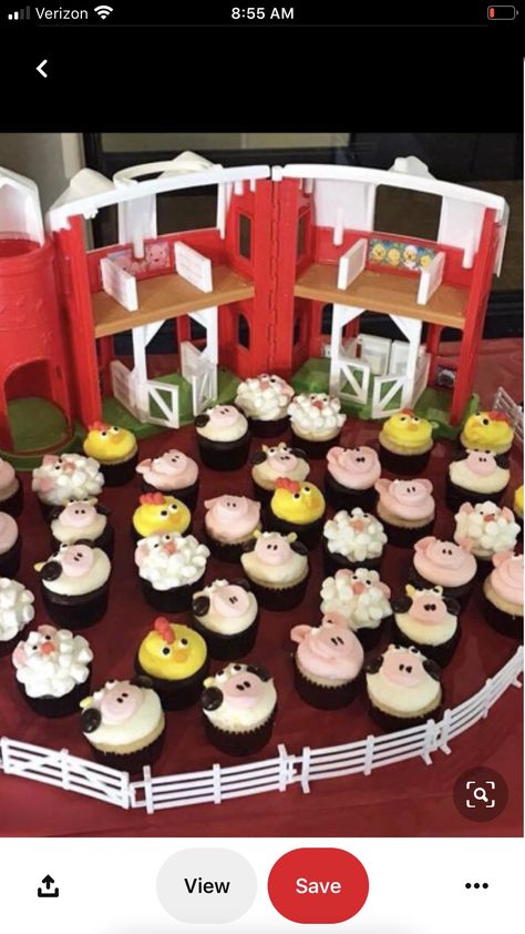 Diy Farm Backdrop Birthday Parties, Farm Themed Birthday Party Decorations Diy, Farm Animals 3rd Birthday Party, 3 I E I O Birthday Party, Two Year Old Farm Birthday Party Boy, Three Farm Birthday, Old Mcdonald 3rd Birthday Party, Three Year Old Farm Birthday, Farm Party Appetizers