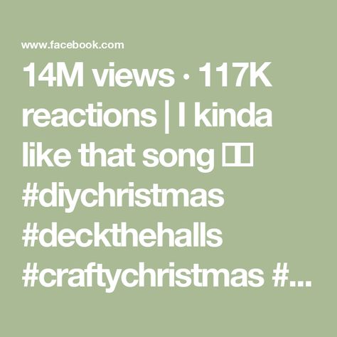 14M views · 117K reactions | I kinda like that song 😂🎄

#diychristmas #deckthehalls #craftychristmas #santaiswatching #jinglebell #merrychristmas  #christmassongs #radiostation #christmasradio #comedy | Eva Boss