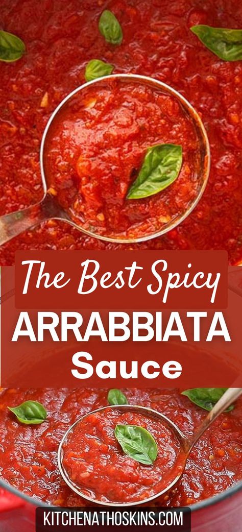 Spicy Pasta Sauce, Spicy Red Sauce, Pasta Meatballs, Spicy Chicken Pasta, Arrabiata Sauce, Raspberry Sauce Recipe, Arrabbiata Sauce, Spicy Spaghetti, Best Sauce Recipe