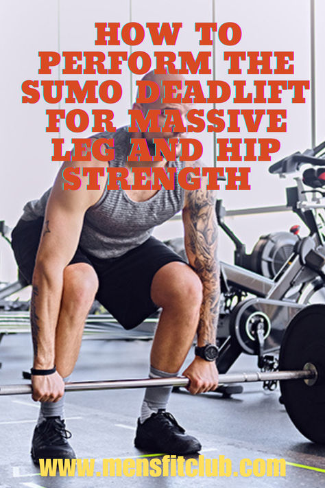 Learn how to perform the barbell sumo deadlift, a powerful lower body exercise targeting your glutes, hamstrings, and inner thighs. This wide-stance deadlift variation is ideal for building strength and improving overall hip mobility. Perfect for anyone looking to boost their lifting routine and develop lower body power. Deadlift Kettlebell, Deadlift Technique, Deadlift Barbell, Deadlift Benefits, Deadlift Workout, Deadlift Form, Sumo Deadlift, Kettlebell, Mens Fitness