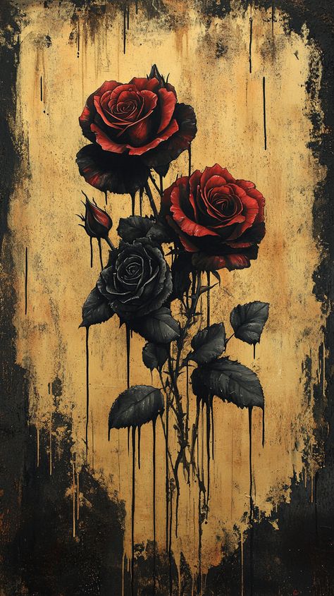 "Create Grunge-Inspired Gothic Flower Art: Emerald, Gold & Vintage" Flowers Grunge, Widget Images, Gothic Journal, Cool Skull Drawings, Burning Flowers, Rose Journal, Skull Drawings, Floral Grunge, Gothic Flowers