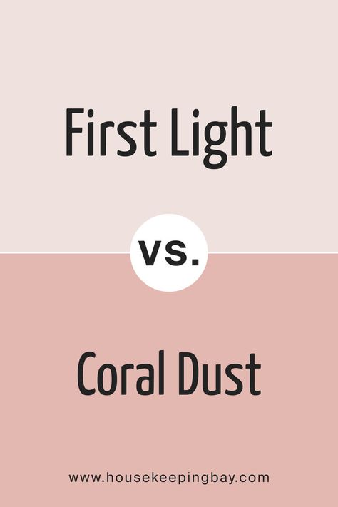 First Light 2102-70 vs. BM 2173-50 Coral Dust Coral Paint Colors, Coral Paint, Light Pink Paint, Pink Paint Colors, Pink Damask, Cool Undertones, Light Coral, Pink Paint, Bathroom Redo