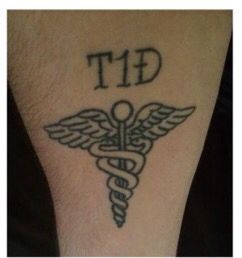 T1d Tattoo Simple, Type 1 Tattoo Ideas, T1d Tattoo, Tattoo Simple, 1 Tattoo, Belly Button Piercing, Piercing Tattoo, Tattoo Inspo, A Tattoo