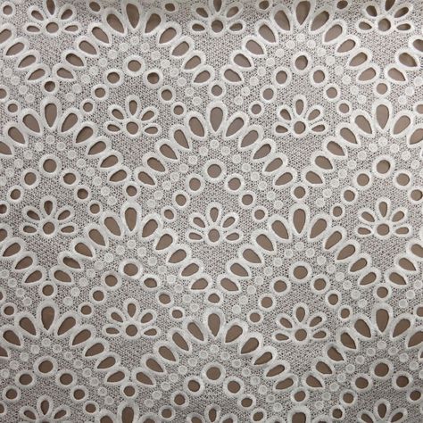 Eyelet Lace Fabric, Flower Pattern Drawing, Lotus Flower Art, Lace Painting, Border Embroidery Designs, Textile Pattern Design, Diy Bridal, Silk Fabrics, Linens And Lace