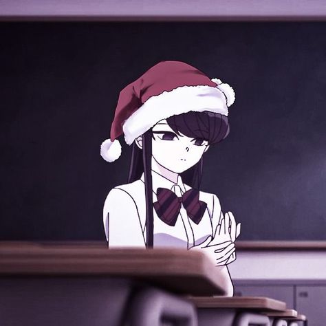 Komi Gif Pfp, Matching Pfp Besties Christmas, Komi San X Tadano Matching Icons, Komi Cant Communicate Matching Pfp, Komi Christmas, Komi And Tadano Matching Pfp, Komi Matching Pfp, Komi Pfp, Christmas Matching Icons