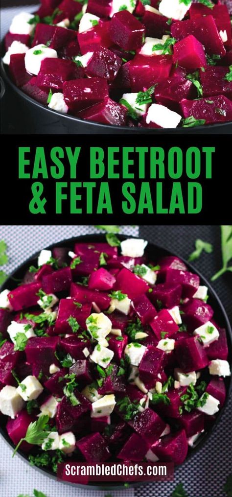 Power Salads, Beetroot And Feta Salad, Beet Salad Recipe, Beetroot Recipes, Beet Salad Recipes, Feta Cheese Salad, Beetroot Salad, Beet Recipes, Feta Salad