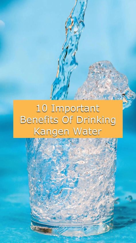 #HealthTipsForHealthyLife Kangen Water Benefits, Kangen Water Machine, Healthy Nutrition Plan, Tips For Good Health, Water Health, Water Ionizer, Kangen Water, Water Benefits, Water Machine