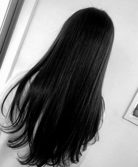 Black Hair Claims For Dr, Hair Claims For Dr Black, Black Hair Claim, Korean Black Hair, Long Black Hair Aesthetic, Straight Hair Aesthetic, Pelo Ulzzang, Black Hair Korean, Gina Lorena