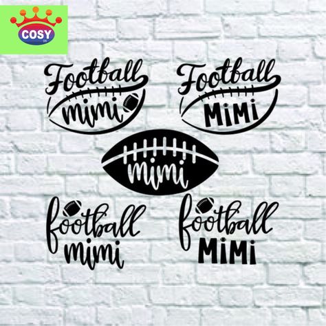 Mamaw Svg, Mimi Shirts, Mimi Svg, Bowl Svg, Grandma Svg, Nfl Memes, Nfl Playoffs, Nfl Svg, Football Svg