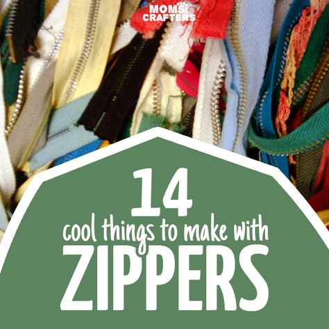 Easy Recycled Crafts, Recycle Crafts Diy, Diy Recycled Projects, Zipper Crafts, Zipper Jewelry, Diy Crafts For Adults, Bottle Cap Crafts, Diy Jewelry Accessories, Popsicle Stick Crafts