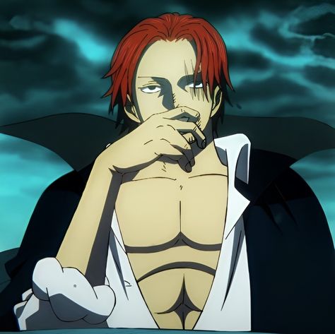 Shanks Crew, Mysterious Girl Names, Red Hair Shanks, One Piece Fairy Tail, One Piece Episodes, One Piece Gif, One Piece Man, Mysterious Girl, One Piece Drawing