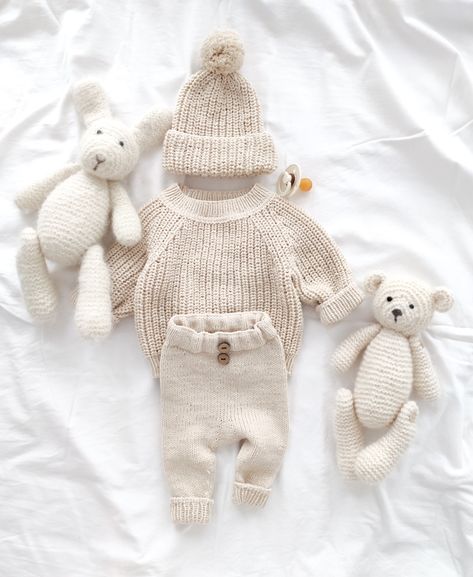 Knit patterns for baby jumper hat bunny bear leggings pants Knitting Patterns Baby, Knit Baby Pants, Baby Boy Cardigan, Kids Knitting Patterns, Knit Baby Romper, Kids Clothes Patterns, Knit Baby Dress, Baby Jumper