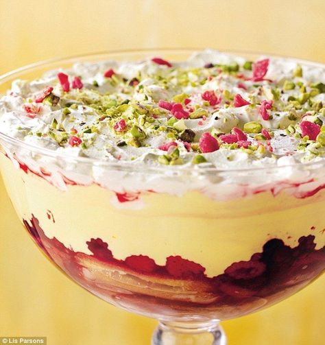 I think this really says it all. I have written so many recipes for trifle, I scarcely dare reiterate my love for it, but this, perhaps the most traditional of my offerings. British Trifle, Nigella Recipes, Pavlova Toppings, Milkshake Ideas, Christmas Trifle Recipes, Nigella Lawson Recipes, Icebox Desserts, Trifle Recipes, Christmas Trifle