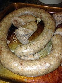 Boots Up Y'all : Christmas Traditions: Making Swedish Potato Sausage- Potatis Korv Hungarian Sausage, Making Sausage, Sausage Making Recipes, Home Made Sausage, Homemade Sausage Recipes, Hungarian Cuisine, Meat Processing, Sausage Making, Polish Sausage