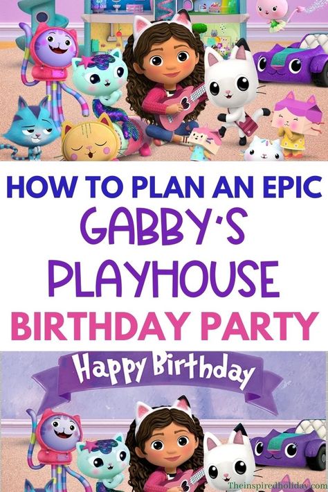 Gabby Dollhouse Birthday Party Ideas Diy, Gabbys Dollhouse Svg Free, Gabbys Dollhouse Themed Birthday Party, Gabby House Party, Gabbie Dollhouse Party, Gabby’s Dollhouse Party Decorations, Gabys Doll House Birthday Party, Gabbys Dollhouse Pinata, Gabbys Dollhouse Treats