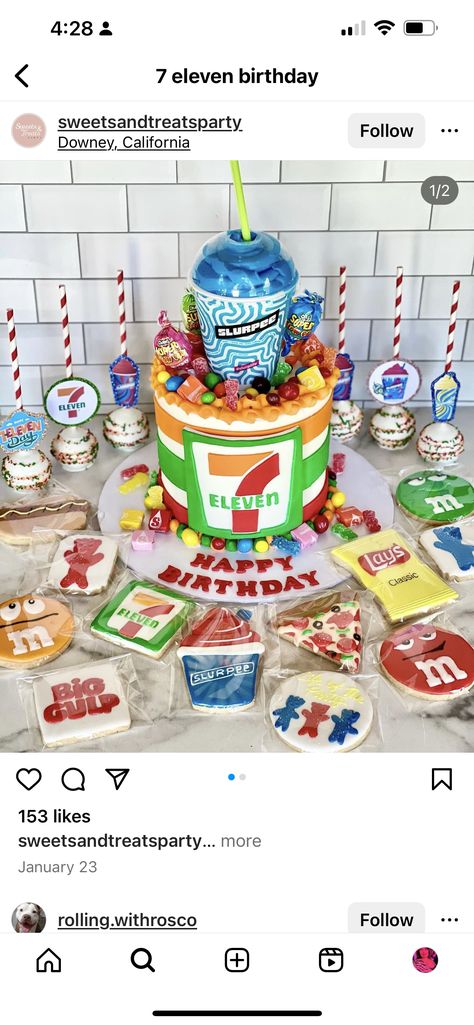 Seven Themed Birthday Party, 7 Eleven Theme Party, 711 Theme Birthday Party, 7/11 Themed Birthday Party, 7 Eleven Birthday Theme, Gas Station Birthday Party, 7 Eleven Party, 711 Birthday Party, 7/11 Party Theme