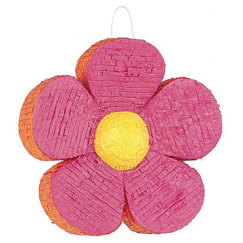 Flower Pinata, Dinosaur Party Plates, Pretty Party Decorations, Rainbow Pinata, Pinata Stick, Pink Daisy Flower, Birthday Pinata, Pinata Fillers, Piñata Ideas