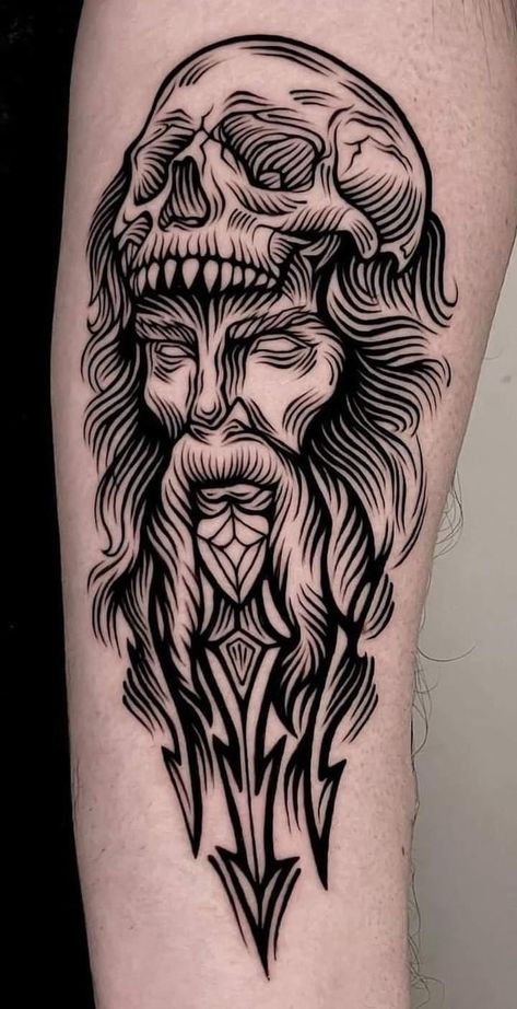 Men Stomach Tattoos, Wood Cut Tattoo, Western Inspired Tattoos, Bandit Tattoo, Western Flash, Hatching Art, Viking Sleeve, Practice Tattoos, Guy Tattoos