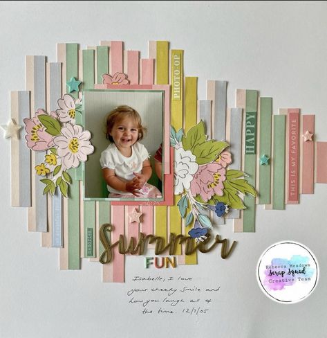 Scrapbook Craft Room Ideas, 2 Photo Scrapbook Layouts Ideas, New Scrapbook Layouts, Two Photo Scrapbook Layout, Girly Scrapbook Ideas, 1 Picture Scrapbook Layout, Design For Scrapbook Ideas, One Picture Scrapbook Layouts, One Photo Scrapbook Layout